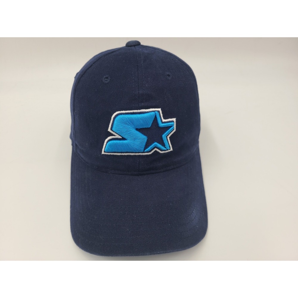 Starter Brand Strapback Adjustable (Seems Small) Hat Cap Baseball Men Women Blue